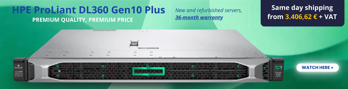 HPE dl360 gen10 Plus Server