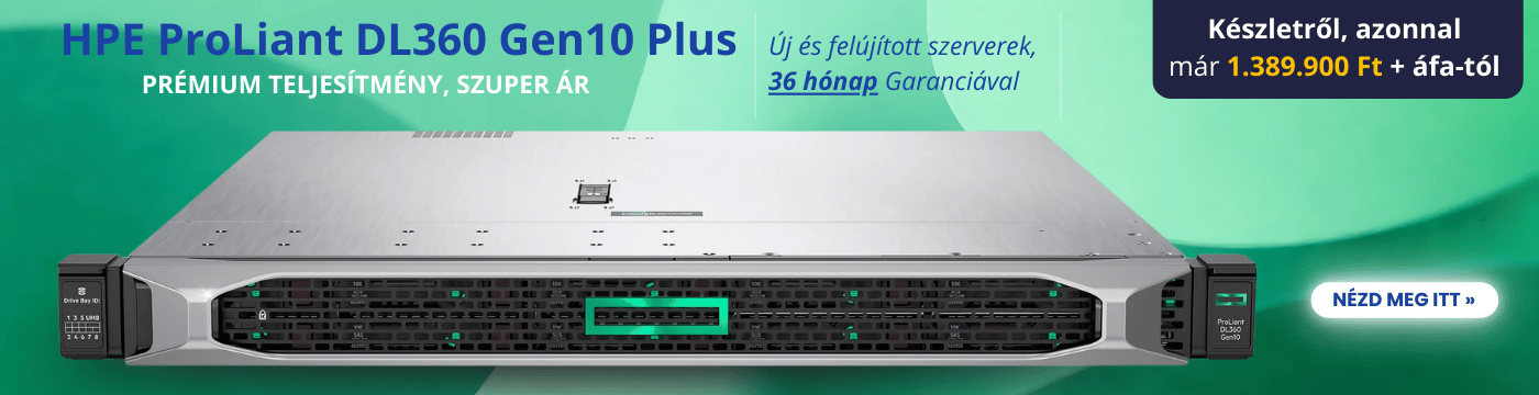 HPE DL360 Gen10 Szerver