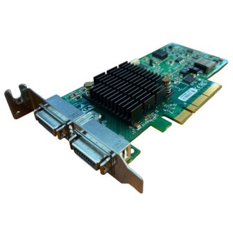 QLogic 7204-HCA-LPX2P-DDR 10GbE PCI-e Dual Port InfiniBand HBA Host Bus Adapter Card Low Profile