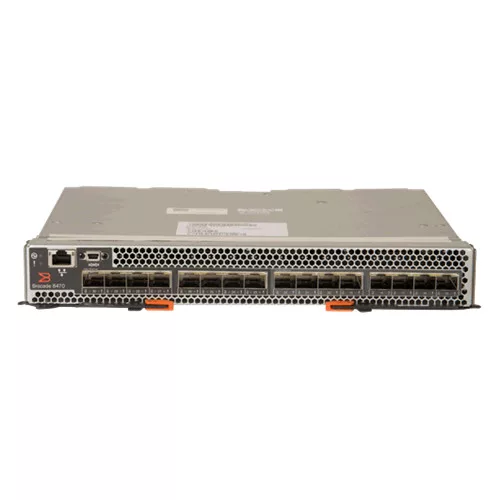 IBM BladeCenter Brocade 8470 Converged 10GbE FCoE Switch IBM 69Y1911 69Y1909 16x SFP+ 10/1GbE 1x RJ45 1x RS232 Lenovo 69Y1909