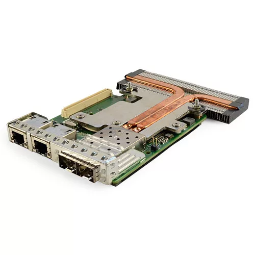 Intel X710 + i350 Quad Port Ethernet Network Adapter 2x 10GbE SFP+ 2x 1GbE RJ45 Mezzanine Card Daughter Card Dell 06VDPG 6VDPG 06XR29 6XR29