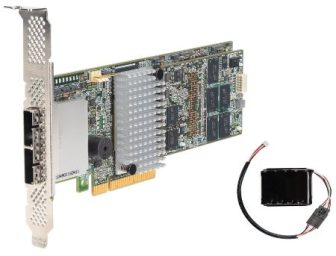 Intel RS25SB080 6Gbps dual core ROC 1GB LSI2208 RAID Controller PCI-e Battery Kit