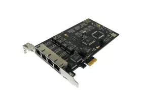   PrimuX 4SoE 4-Port PCI-Express x1 ISDN Controller Card 4 x BRI RJ45 Ports