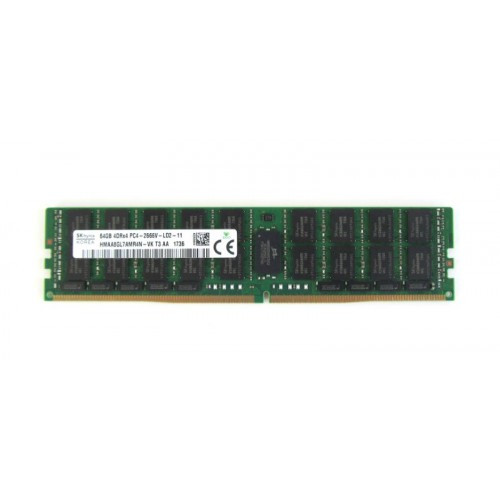 64GB DDR4 PC4 21300R 2666V 4Rx4 ECC CL19 288-pin 1.2V LRDIMM RAM HMAA8GL7AMR4N-VK Server & Workstation Memory