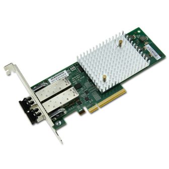 QLogic BR-1860 PCI-e Dual Port 16Gbps / 10GbE FCoE CNA BR0110401-38 RS-1860-2A01 HBA Host Bus Adapter Card High Profile