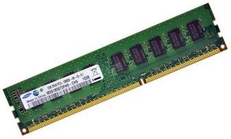 1GB DDR3 PC3 10600E 1333MHz 2Rx8 UDIMM RAM M391B2873FH0-CH9 HP 500208-061