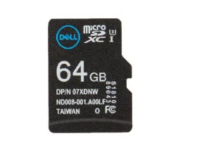 Dell 64GB vFlash MicroSDXC Class10 U3 SD Card 7XDNW HN59Y