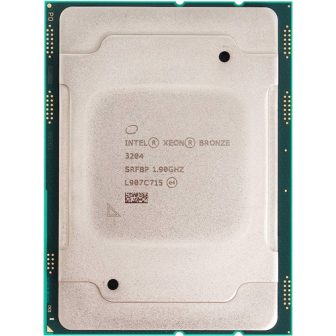 Intel Xeon 6Core Bronze 3204 1.9GHz 6Threads FCLGA3647 8,25MB Cache 9,6GT/s 85W CPU SRFBP Processzor