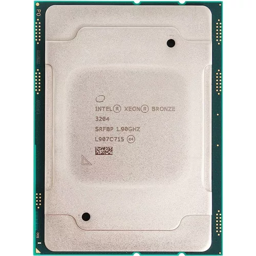 Intel Xeon 6Core Bronze 3204 1.9GHz 6Threads FCLGA3647 8,25MB Cache 9,6GT/s 85W CPU SRFBP Processor