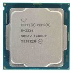   Intel Xeon 4Core E-2224 3.4GHz 4Threads maxTurbo 4.6GHz FCLGA1151 8MB Cache 8GT/s maxTDP 71W CPU SRFAV Processzor