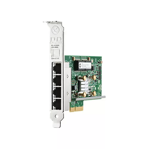 HP 331T Quad Gigabit Port 1GbE Pci-e NIC Card BCM5719 High Profile HP 647592-001  649871-001 647594-B21 (New)