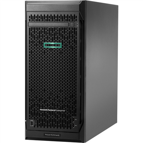 HP ProLiant ML110 Gen10 Intel Xeon 8Core Silver 4110 2,1GHz 16GB DDR4 RAM 8SFF HDD Bay S100i SR RAID iLO5 550W PSU Tower 