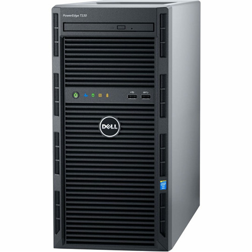 Dell PowerEdge T130 Intel Xeon 4Core E3-1220v5 3,4GHz 16GB DDR4 RAM 4LFF Hdd Bay Perc H330 RAID no HDD iDrac8 Exp. 290W PSU Tower