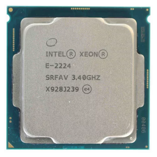 Intel Xeon 4Core E-2244G 3.8GHz 8Threads maxTurbo 4.8GHz FCLGA1151 8MB Cache 8GT/s maxTDP 71W CPU SRFAY Processzor